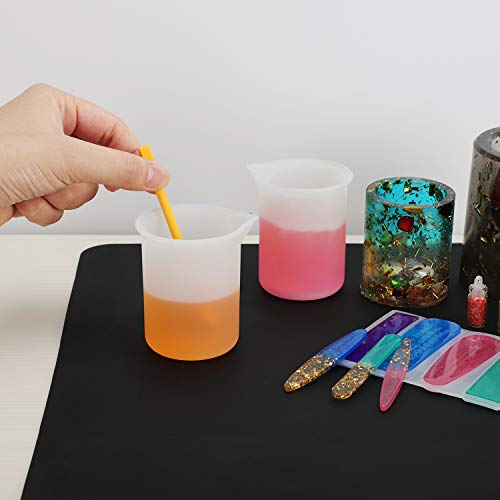 9PCS Colored Silicone Stir Sticks, Gartful Reusable Epoxy Resin Stir Sticks, for Resin Mixing, Paint, Making Glitter Tumblers Cups, Arts, Crafts, Gartful