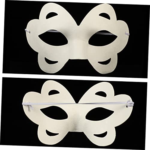 NOLITOY 50 Pcs Diy Hand Painted Mask Therian Mask Cosplay Blank Mask Kids Unfinished Masks Paintable Half Masks Blank Masks to Decorate Party Masks NOLITOY