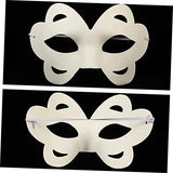 NOLITOY 50 Pcs Diy Hand Painted Mask Therian Mask Cosplay Blank Mask Kids Unfinished Masks Paintable Half Masks Blank Masks to Decorate Party Masks NOLITOY