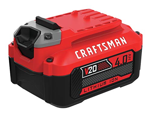 CRAFTSMAN V20 Lithium Ion Battery, 4.0-Amp Hour (CMCB204) - WoodArtSupply