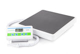 Medical Grade Floor Scale - Portable - Easy to Read Digital Display - Heavy Duty - Home, Hospital & Physician Use - Pound & Kilogram Settings - 12" x Patient Aid