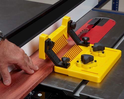 Magswitch Woodworking Tools Starter Kit and Accessories, with Featherboard, Mounting Push Block, and Welding Magnetic Base Clamp Holder for Table Saw Magswitch