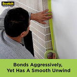Scotch Painter's Tape Rough Surface Extra Strength Painter's Tape, Green, Tape Protects Surfaces and Removes Easily, Rough Surface Painting Tape for Scotch