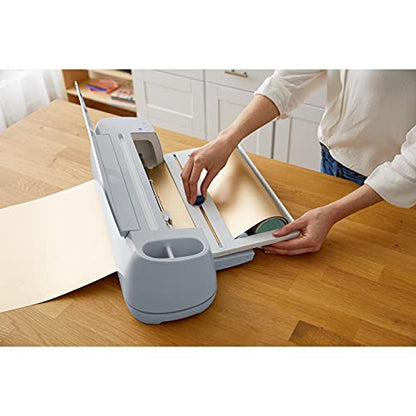 Cricut Roll Holder With Built-in Trimmer - For Precise Cuts of Smart Vinyl and Heat Transfer Vinyl - Compatible with Cricut Maker 3 and Explore 3,