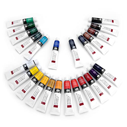 Royal & Langnickel Watercolor Artist Tube Paint, 21ml, 24-Pack Royal & Langnickel