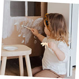 VILLCASE 60 Pcs Dragonfly Chips Wooden Circles Wooden Shapes for Crafts Dragonfly Wooden Ornaments Unfinished Wood Cutouts Unfinished Wooden Craft VILLCASE