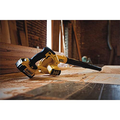 DEWALT 20V MAX Blower, 100 CFM Airflow, Variable Speed Switch, Includes Trigger Lock, Bare Tool Only (DCE100B) DEWALT