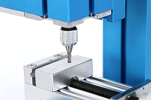 Universal Mini Metal Milling Machine Motorized Metalworking DIY Tool Benchtop Woodworking for Hobby Science Education Modelmaking W10004M AC100V~240V Jianyana