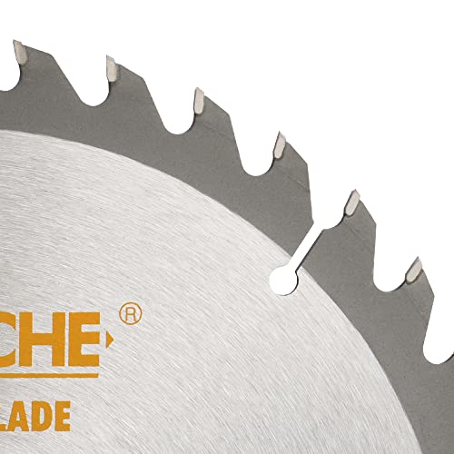 Hoteche 8-1/4-Inch Circular Saw Blade for Wood 40-Tooth Tungsten Carbide-Tipped Blade High-Performance Professioal Saw Blade for Miter Saw and Table Hoteche