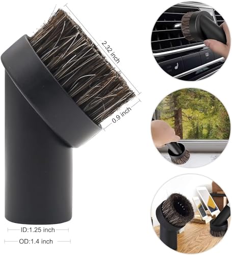 15 Pcs Universal Vacuum Attachments & Brushes for Shop Vac Accessories - 2 1/2" to 1 1/4" Hose Adapter for Shop Vac, 1 7/8" to 1" Vacuum Hose IN VACUUM