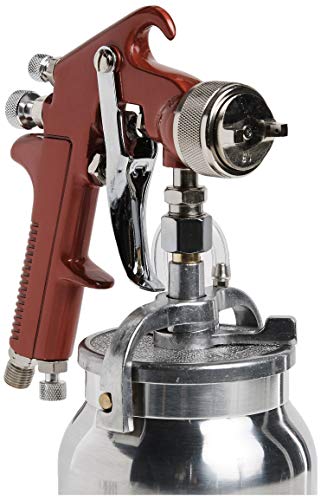 Astro Pneumatic Tool 4008 Spray Gun with Cup - Red Handle 1.8mm Nozzle - WoodArtSupply