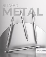 Nicpro 30PCS Art Mechanical Pencils Set in Leather Case, Metal Drafting Pencil 0.5, 0.7, 0.9 mm, 2mm Lead Holders for Sketching Drawing With 16 Tube Nicpro