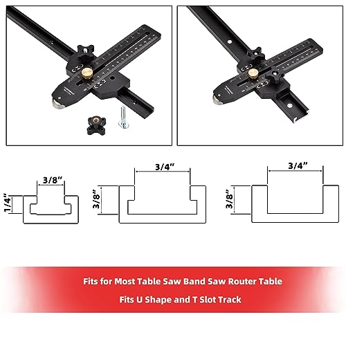 GOINGMAKE Thin Rip Jig Table Saw Jig Guide for Making Repetitive Narrow Thin Strip Cuts Woodworking Tools Fast Thin Ripping Guide for Table Saw Band goingmake
