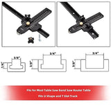 GOINGMAKE Thin Rip Jig Table Saw Jig Guide for Making Repetitive Narrow Thin Strip Cuts Woodworking Tools Fast Thin Ripping Guide for Table Saw Band goingmake