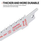 Hanida 9-Inch Wood Pruning Saw Blades for Reciprocating/Sawzall Saws - Wood Cutting Set - 12 Pack Hanida