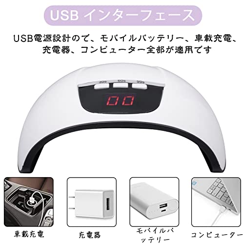 FUNSHOWCASE LED UV Lamp 54W Resin Curing Light, Jewelry Casting Kit, Gel Nail Polish, 3 Timer Setting, Auto Sensor, USB Powered FUNSHOWCASE