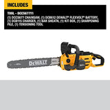 DEWALT 60V MAX Cordless Chainsaw Kit, 20 in., Battery & Charger Included (DCCS677Y1) DEWALT