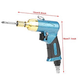 Handhold Screw Gun Air Straight Pneumatic Screwdriver with Screw Bit 5H 9000rpm(Screwdriver bit Random Color) Walfront