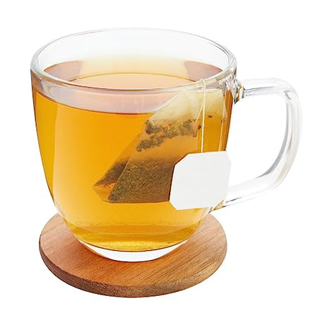 8 Pack Acacia Wood Coasters for Coffee Table - Wooden Coasters for Drinks, Dining Table, Bar (4 In) Juvale
