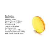 CNCOLETECH CO2 Laser Lens Dia:12mm FL:4" or 101.6mm Laser Mirror CVD ZnSe Focus Focal Lens for CO2 Laser Engraving Cutting Engraver/Cutter 40W-200W CNCOLETECH