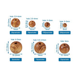 Pandahall 1010pcs Unfinished Wood Round Beads Natural Wood Loose Ball Beads for DIY Craft Jewelry Making Christmas Tree Home Decor PH PandaHall