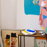 FSWCCK 10 Pcs 6x6 Wood Panel Boards, Unfinished Wood Canvas Wooden for Crafts, Painting Canvas, DIY Art Projects, Pouring, Arts Use with Oils, FSWCCK