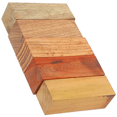 Ciieeo 5pcs Carved Wood Unfinished Wood Whittling Blocks Hobby Kits for Adults Wood Carving Whittling Whittling kit Blank Scrapbook Wooden Stamps for Ciieeo