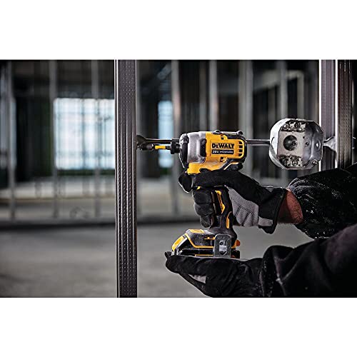 DEWALT ATOMIC 20V MAX* Impact Driver, Cordless, Compact, 1/4-Inch, Tool Only (DCF809B) DEWALT