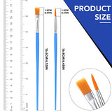 AROIC Acrylic Paint Brush Set, 200 pcs Nylon Hair Brushes for All Purpose Oil Watercolor Painting Artist Professional Kits AROIC