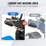 VEVOR Hat Press Machine 3.5X5.9 Inch Cap Press Heat Press Machine Professional Transfer Hat Press with 12000 Hours Life Digital LCD Timer and VEVOR