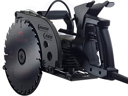 Cuz-D INDUSTRIES Straight Flush Saw - Best Multifunctional Circular Saw and Blade (8-1/2 Inch), Worm Drive Undercut Saws for Woodworking, 6.5 Amp, od Cuz-D