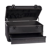 E ELIAUK Tool Box Hard Case Tool Organizer Storage Cabinet Carry Case,Toolbox with Drawers, Black E ELIAUK