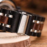 BOBO BIRD S18-1 Personalized Engraved Wood Watch Customized Wooden Watches for Husband Boyfriend Birthday Anniversary (Man-1) BOBO BIRD