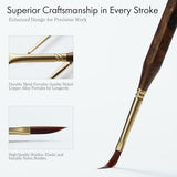 Artify Extreme Detail Paint Brushes, Miniature Paint Brushes for Models, 20pcs Mini Small Paint Brushes for Painting with a Handbag, Ultra Fine ARTIFY art supplies