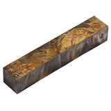 Penn State Industries WXBGDD11 Stabilized Maple Burl Pen Blank, 7/8" x 7/8" x 5" (Gold & Black) Penn State Industries
