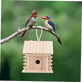 VOSAREA 2pcs Birdcage Birds Hut Bed Artificial Bird Craft Bird House Bird Sleeping Bed Wild Bird House Bird Home Birdhouse Outside Birds Cages VOSAREA