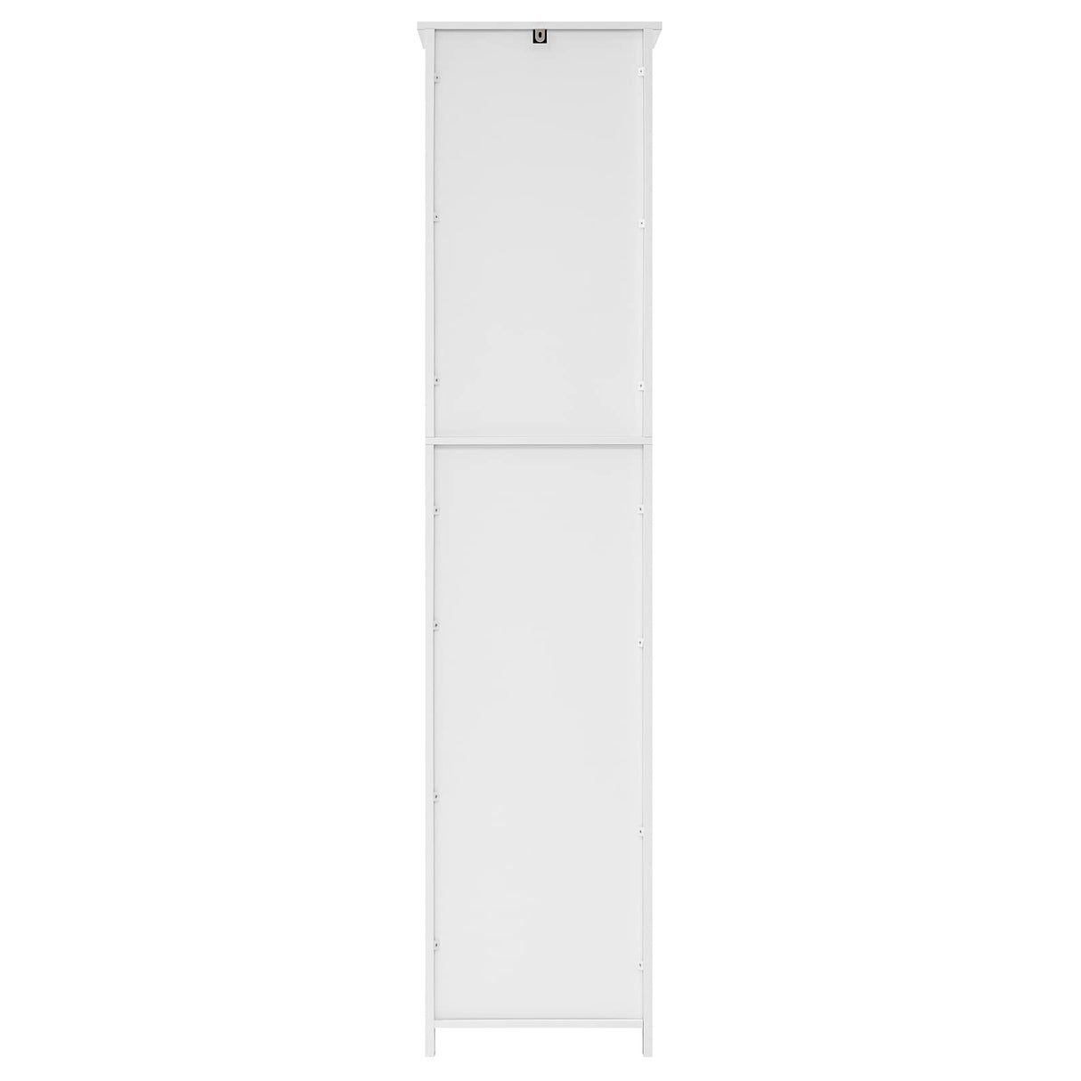 WEENFON Bathroom Storage Cabinet with 2 Doors & 1 Drawer, Tall Bathroom Cabinet with 6 Shelves, for Bathroom, Living Room, Kitchen, White WEENFON