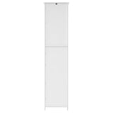WEENFON Bathroom Storage Cabinet with 2 Doors & 1 Drawer, Tall Bathroom Cabinet with 6 Shelves, for Bathroom, Living Room, Kitchen, White WEENFON
