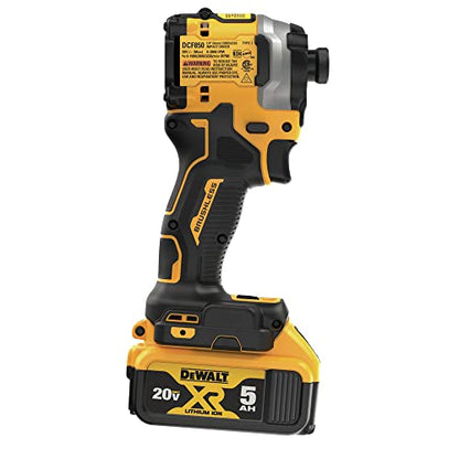 DEWALT DCF850P1 ATOMIC 20V MAX* 1/4 in. Brushless Cordless 3-Speed Impact Driver Kit - WoodArtSupply