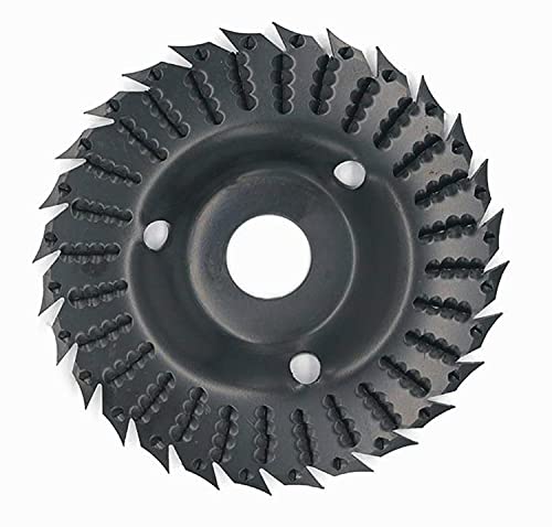Szliyands Wood Carving disc, Grinder Wood Tungsten Carbide Grinding Wheel Grinder Shaping Disc Bore Wood Sanding Carving Tool Woodworking Angle Szliyands