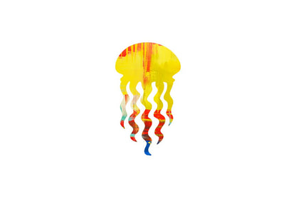 Unfinished Wood for Crafts - Wooden Jellyfish Shape - Ocean - Craft - Various Size, 1/4 Inch Thichness,1 Pcs - WoodArtSupply