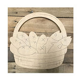 Loaf and Fish Basket Wood Craft,Unfinished Wooden Cutout Art,DIY Wood Sign, Inspirational Farmhouse Wall Plaque,Rustic Home Decor for Home Restroom Arupkeer