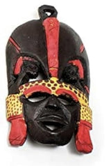 ShopHaven Africa Hand Carved Mask, Kenya Maasai Wall Art, African Art Decor ShopHaven