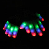 Luwint Children LED Finger Light Up Gloves - Glow Flashing Cool Fun Toys for Kids, Boy Girl 7-12 Years Luwint