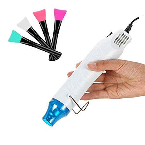 5PCS Bubble Buster Tool for Making Epoxy Glitter Tumblers, Protable Heat Gun for DIY Acrylic Resin Cups Tumblers to Remove Air Bubbles,4Pcs Magic NAIVE BLUE