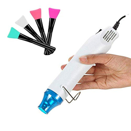 5PCS Bubble Buster Tool for Making Epoxy Glitter Tumblers, Protable Heat Gun for DIY Acrylic Resin Cups Tumblers to Remove Air Bubbles,4Pcs Magic NAIVE BLUE