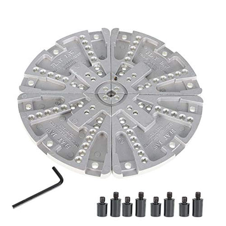 findmall 8-1/4 Flat Lathe Chuck Jaws for Finishing and Polishing Woodturning Bowl and Plate Bottoms findmall