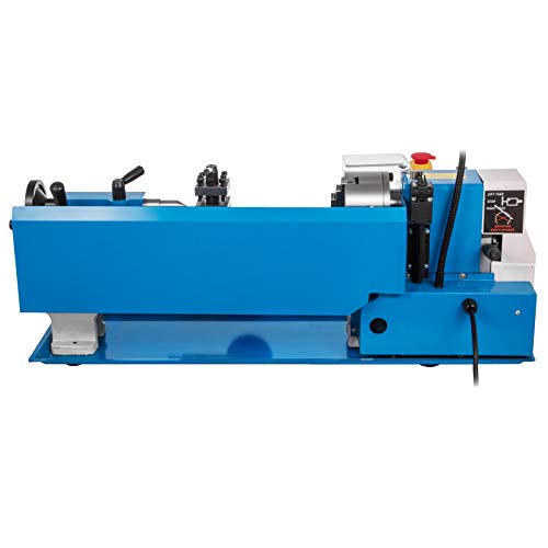 BestEquip Metal Lathe 7x14inch Precision Bench Top Mini Metal Lathe 550W Precision Metal Lathe Variable Speed 50-2500 RPM Nylon Gear with A Movable