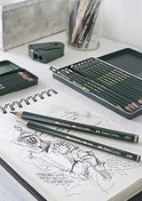 Faber-Castell 9000 Graphite Sketch Pencil Sets Art 8B - 2H set of 12 Faber-Castell