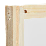 Bright Creations 6-Piece Set Wood Silk Screen Frame for Beginners and Kids Starter Kit, 110 White Mesh, 6x8, 8x10, 10x12, 10x14 Frames (4 Sizes) Bright Creations